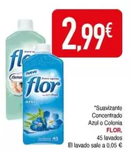 Oferta de Flor - Suavizante Concentrado Azul O Colonia por 2,99€ en Masymas