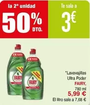 Oferta de Fairy - Lavavajillas Ultra Poder por 5,99€ en Masymas