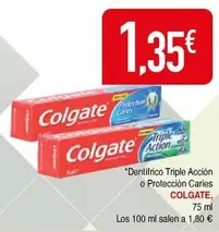 Oferta de Colgate - Dentífrico Triple Accion O Protección Caries por 1,35€ en Masymas