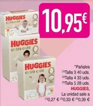 Oferta de Huggies - Pañales Talla 3 por 10,95€ en Masymas