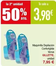 Oferta de Gillette - Maquinilla Depilación Confortglide Venus por 7,95€ en Masymas