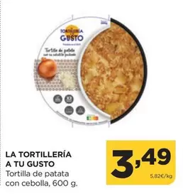 Oferta de Tortilla De Patata Con Cebolla por 3,49€ en Alimerka