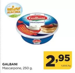 Oferta de Galbani - Mascarpone por 2,95€ en Alimerka