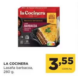 Oferta de La Cocinera - Lasana Barbacoa por 3,55€ en Alimerka