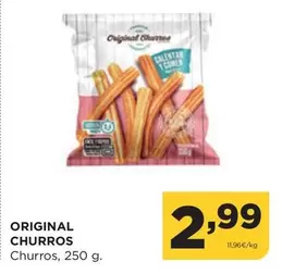 Oferta de Original Churros - por 2,99€ en Alimerka