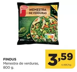 Oferta de Findus - Menestra De Verduras por 3,59€ en Alimerka