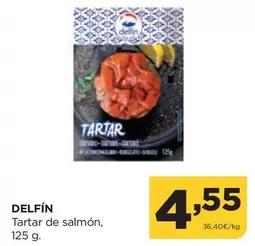 Oferta de Delfín - Tartar De Salmon por 4,55€ en Alimerka