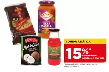 Oferta de Yang-Tse - Comida en Alimerka