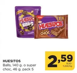 Oferta de Huesitos - Balls O Super Choc por 2,59€ en Alimerka