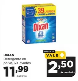 Oferta de Dixan - Detergente En Polvo por 11,99€ en Alimerka