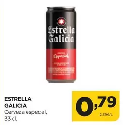 Oferta de Estrella Galicia - Cerveza Especial por 0,79€ en Alimerka