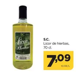 Oferta de Sc - Licor De Hierbas por 7,09€ en Alimerka