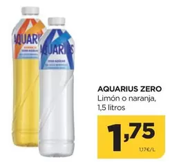 Oferta de Aquarius - Zero Limon O Naranja por 1,75€ en Alimerka