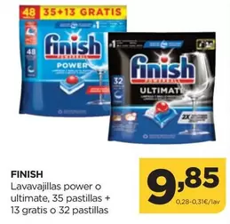 Oferta de Finish - Lavavajillas Power O Ultimate por 9,85€ en Alimerka