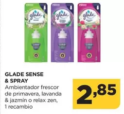 Oferta de Glade - Ambientador Frescor De Primavera, Lavanda & Jazmin O Relax Zen por 2,85€ en Alimerka