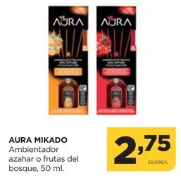 Oferta de Aura - Ambientador Azahar O Frutas Del Bosque por 2,75€ en Alimerka