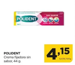 Oferta de Polident - Crema Fijadora Sin Sabor por 4,15€ en Alimerka