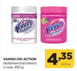 Oferta de Vanish - Oxi Action Quitamanchas Blanco O Rosa por 4,35€ en Alimerka