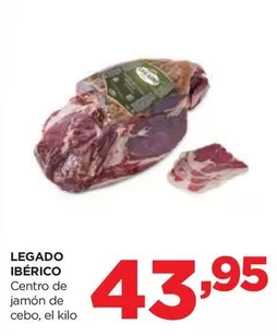 Oferta de Legado Ibérico - Centro De Jamón De Cebo por 43,95€ en Alimerka