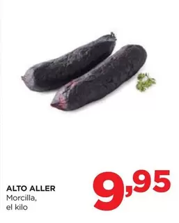 Oferta de Alto Aller - Morcilla por 9,95€ en Alimerka