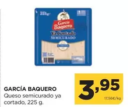 Oferta de García Baquero - Queso Semicurado Ya Cortado por 3,95€ en Alimerka