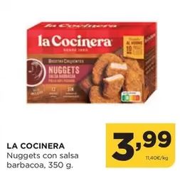 Oferta de La Cocinera - Nuggets Con Salsa Barbacoa por 3,99€ en Alimerka