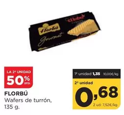 Oferta de Florbu - Wafers De Turron por 1,35€ en Alimerka