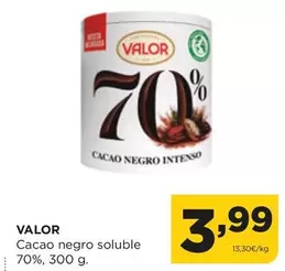 Oferta de Valor - Cacao Negro Soluble por 3,99€ en Alimerka