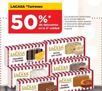 Oferta de Lacasa - Turrones en Alimerka