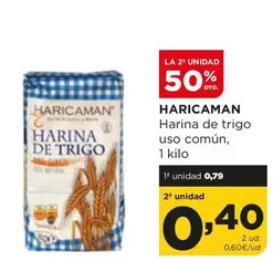 Oferta de Haricaman - Harina De Trigo Uso Comun por 0,79€ en Alimerka