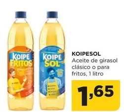 Oferta de Koipesol - Aceite De Girasol Clasico O Para Fritos por 1,65€ en Alimerka