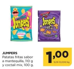 Oferta de Jumpers - Patatas Fritas Sabor A Mantequilla por 1€ en Alimerka