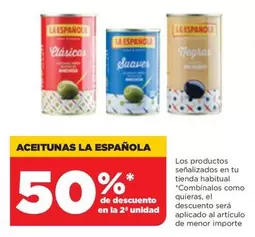 Oferta de La Española - Aceitunas en Alimerka