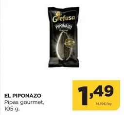 Oferta de El piponazo - Pipas Gourmet por 1,49€ en Alimerka