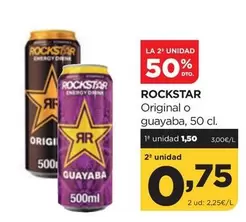 Oferta de Rockstar - Original O Guayaba por 1,5€ en Alimerka