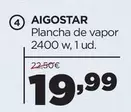 Oferta de Plancha De Vapor 2400 W, 1 Ud. por 19,99€ en Alimerka