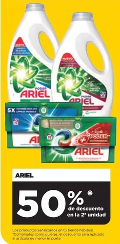 Oferta de Ariel - Detergente en Alimerka