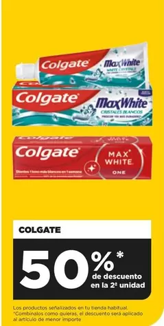 Oferta de Colgate - Los Productos Señalizados En Tu Tienda Habitual en Alimerka