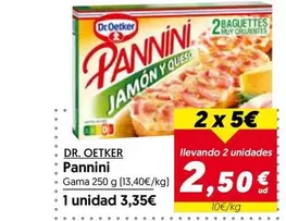 Oferta de Dr Oetker - Pannini por 3,35€ en Hiper Usera