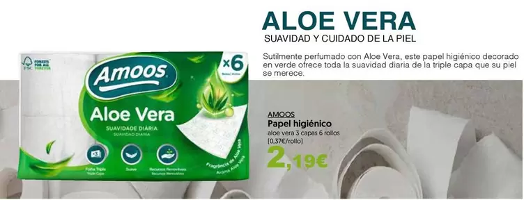 Oferta de Amoos - Aloe Vera por 2,19€ en Hiper Usera