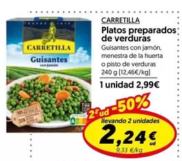 Oferta de Carretilla - Platos Preparados De Verduras por 2,99€ en Hiper Usera