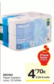 Oferta de Eroski - Paper Higienic Suau por 4,7€ en Caprabo