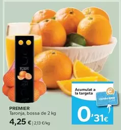 Oferta de Premier - Taronja por 4,25€ en Caprabo