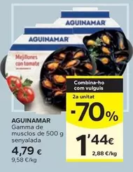 Oferta de Aguinamar - Gamma De Musclos por 4,79€ en Caprabo