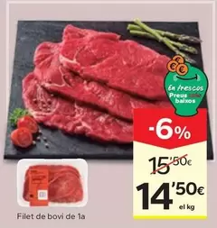 Oferta de Filet De Bovi por 14,5€ en Caprabo