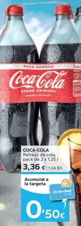 Oferta de Coca-Cola - Refresc De Cola por 3,36€ en Caprabo