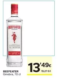 Oferta de Beefeater - Ginebra por 13,49€ en Caprabo