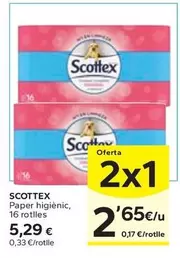 Oferta de Scottex - Paper Higiènic por 5,29€ en Caprabo