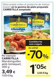 Oferta de Carretilla - Mandonguilles Amb Tomaquet por 3,49€ en Caprabo