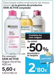 Oferta de Skin Active - Aigua Micel-Lar por 5,6€ en Caprabo